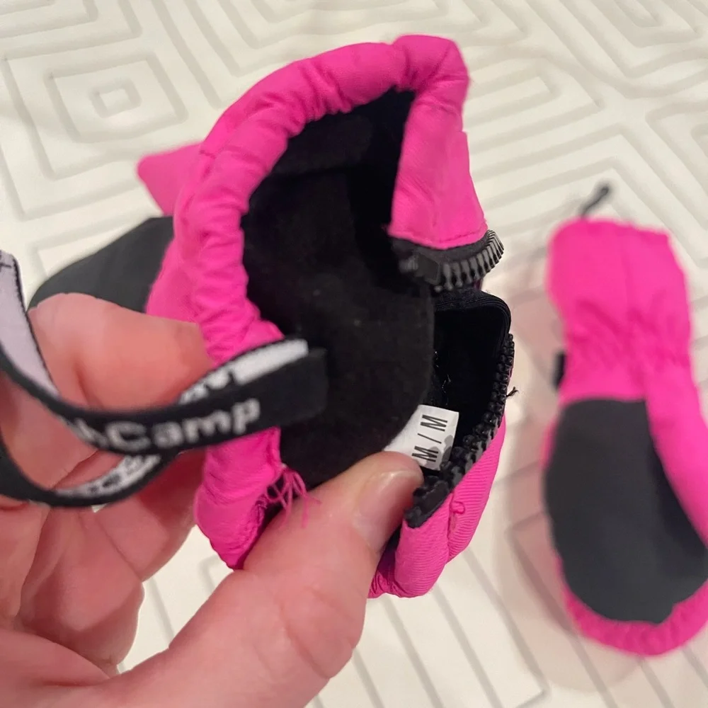 Pink Winter Mittens